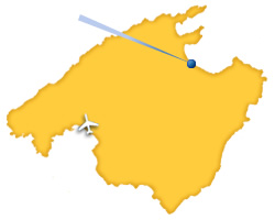 Can Picafort Map